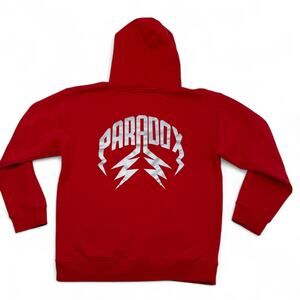 Paradox Labs Hoodie Mens Med Lightning Arc Logo Pullover USA